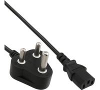 InLine® câble d'alimentation, bloc d'alimentation. Afrique du Sud 10A type M sur prise dispositifs froids C13, 1,8m