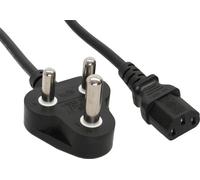 InLine® câble d'alimentation, bloc d'alimentation. Afrique du Sud 5A type D sur prise dispositifs froids C13, 1,8m