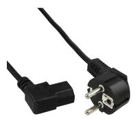 InLine® câble d'alimentation, c. de prot. électr. C13 gauche, noir, 0,5m
