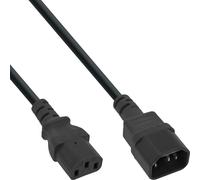 Inline câble d'alimentation, C13 vers C14, noir, 3 m