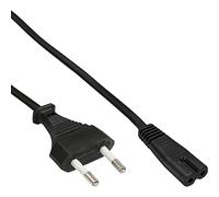 InLine Câble d'alimentation CEE7/16 Italie vers Prise IEC C7 Noir 1,8 m