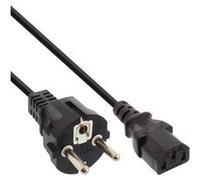 InLine - Câble d'alimentation - connecteur IEC (M) pour power CEE 7/7 (M) - moulé G