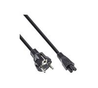 InLine Câble d'alimentation 16656X Power CEE 7/7 (M) pour IEC 60320 C5 1,8 m Noir