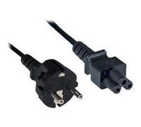 InLine - Câble d'alimentation - power CEE 7/7 (M) pour IEC 60320 C5 - 3 m - noir Noir G
