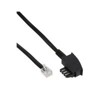 InLine - Câble de téléphone - RJ-11 (2 broches) (M) pour TAE-N (M) - 3 m - noir
