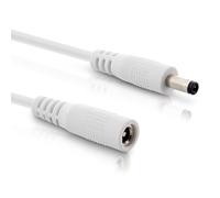 InLine Câble d'extension d'alimentation DC 4,0 x 1,7 mm mâle-femelle 1 m, 12V 24W, blanc