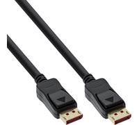 InLine® câble DisplayPort 1.4, 8K4K, noir, contacts dorés, 0,5m