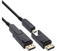 InLine® Câble DisplayPort 1.4 AOC, 8K4K, DisplayPort prise détachable, 15m