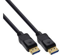 InLine Câble DisplayPort 2.1, UHBR20, 80 Gb/s, contacts plaqués or, 0,5 m