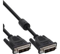 InLine® câble DVI-D, numérique 24+1 prise/prise, Dual Link, 2 ferrites, 10m
