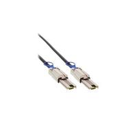 InLine - Câble externe SAS - 4 SAS mini multivoies blindés 26 broches (SFF-8088) pour 4 SAS mini multivoies blindés 26 broches (SFF-8088) - 2 m