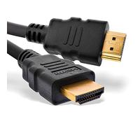 InLine® Câble HDMI certifié 1,5 m Noir/doré - Câble HDMI 2.1 8K/4K avec Ethernet - Triple blindage & fils en cuivre