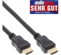 InLine® Câble HDMI High Speed avec Ethernet, Premium, 4K2K, ST/ST, noir, 1,5m