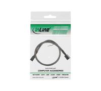 InLine - Câble interne SAS - avec bandes latérales - SAS 6Gbit/s - direct - 4 voies - Disque dur SAS Mini 4x (SFF-8643) pour Disque dur SAS Mini 4x (SFF-8643) - 50 cm - verrouillé - noir
