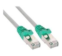 InLine - Câble inverseur - RJ-45 (M) pour RJ-45 (M) - 25 cm - SF/UTP - CAT 5e - moulé - gris G