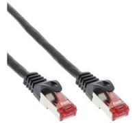 InLine - Câble inverseur - RJ-45 (M) pour RJ-45 (M) - 30 cm - SF/UTP - CAT 6 - moulé - noir G