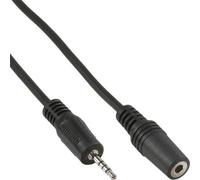 InLine Câble adaptateur 99308B jack 4 broches 2,5 mm vers prise 4 broches 3,5 mm 0,2 m