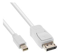 InLine Câble DisplayPort - Mini DisplayPort (M) vers DisplayPort (M) - 1,5 m - blanc