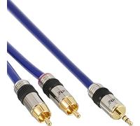 InLine Câble mini jack / RCA Mini jack 3,5 mm vers 2 x RCA 15 m (Import Allemagne)