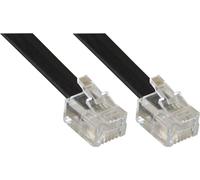 InLine® câble modulaire, RJ11, prise / prise, 4 fils, 6P4C, 15m