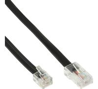 InLine® câble modulaire, RJ45 à RJ12 prise / prise, 6-brins, 6m