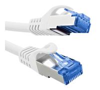 InLine Câble patch Cat.6A, S/FTP, TPE (LSZH), CCA, PoE, LAN, Ethernet, câble réseau RJ45 Gigabit, blanc, 10 m, 72600 W
