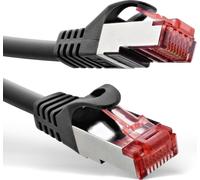 InLine® câble patch, S/FTP (PiMf), Cat.6, 250MHz, PVC, cuivre, noir, 3m