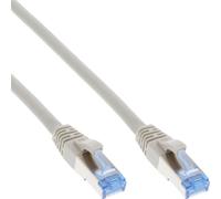 InLine® câble patch, S/FTP (PiMf), Cat.6A, sans halogène, gris, 5m