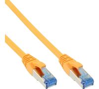 InLine® câble patch, S/FTP (PiMf), Cat.6A, sans halogène, jaune, 3m
