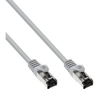 InLine® câble patch, S/FTP (PiMf), Cat.8.1, 2000MHz, sans halogène, gris, 5m