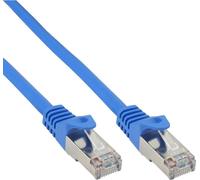 InLine® 72575B Câble de raccordement, SF/UTP, Cat.5e, bleu, 7,5m