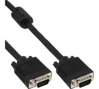 InLine® câble S-VGA, 15 broches HD prise / prise, noir, 1,5m