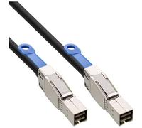 InLine - Câble SAS interne vers externe - SAS 12Gbit/s - Mini SAS HD (SFF-8644) (M) pour Mini SAS HD (SFF-8644) (M) - 1 m - noir