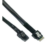 InLine® Câble SAS Slim, SFF-8654 4i vers Mini SAS SFF-8087, 12Gb/s, 1m