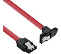 InLine® Câble SATA 6Gb/s, avec languette, coudé, 0,75m