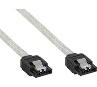 InLine 27305R 0.5m Transparent câble SATA - Câbles SATA