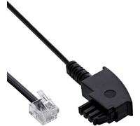 InLine® câble TAE-F pour DSL Splitter, TAE-F ST à Western 6/2 DEC ST, 0,5m