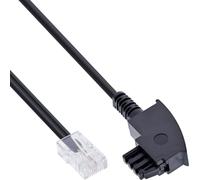 InLine® câble TAE-F, pour routeur DSL, TAE-F prise à RJ45 8P2C, 10m