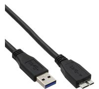 InLine® Câble USB 3.2 Gen.1, A à Micro B, noir, 5m