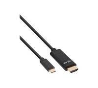 - Câble vidéo/audio - 24 pin USB-C mâle pour HDMI mâle - 1 m - noir - support 4K