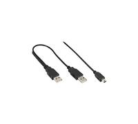 InLine - Câble USB - USB (M) pour mini USB type B (M) - USB 2.0 - 3 m - noir