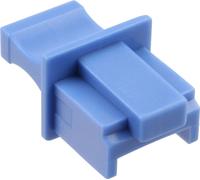InLine® cache-poussière, pour RJ45 prise femelle, bleu pack de 100