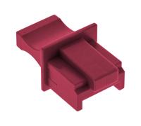InLine® cache-poussière, pour RJ45 prise femelle rouge foncé 10 blisters