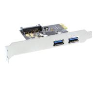 InLine® carte d'interface, 2x USB 3.0, PCIe, avec courant SATA