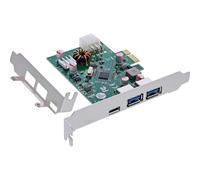 InLine® carte d'interface, 2x USB-A, 1x USB-C 3.2 Gen.1, PCIe, PD3.0, 6 broches