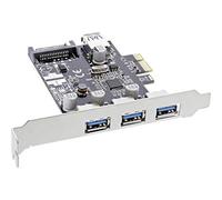 InLine Carte d'interface 3 x + 1 x USB 3.0 PCIe avec Port SATA
