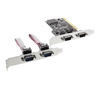 InLine® carte d'interface, 4x 9 broches sériel, PCI