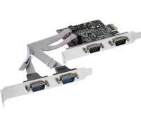 InLine® carte d'interface, 4x série 9 broches, PCIe (PCI-Express)