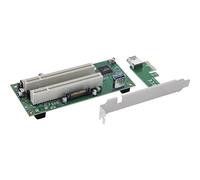 Inline Carte d'interface PCIe x1 vers 2 x PCI 32 Bits, Extension de Fente PCI pour Anciennes Cartes, sans Pilote, 76619K