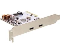 InLine® carte d'interface, PCIe x4, 2x USB 3.1, type C, incl. tôle de fente low-profile